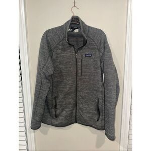 Patagonia Full Zip Better Sweater Grey Size Large